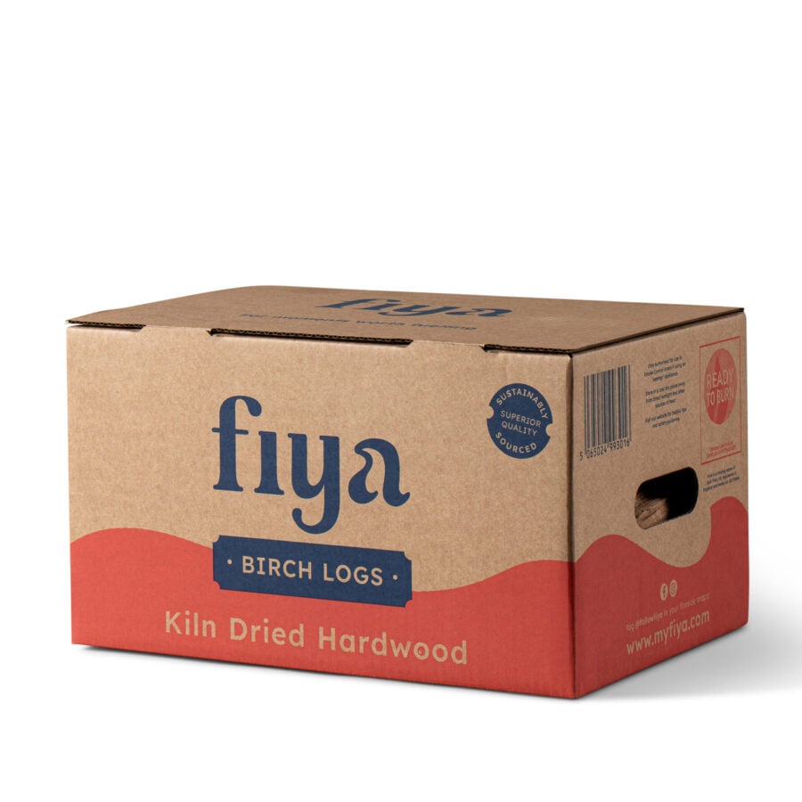 Kiln Dried Birch Logs Box - Image 1